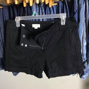 LOFT High Waist Black Shorts